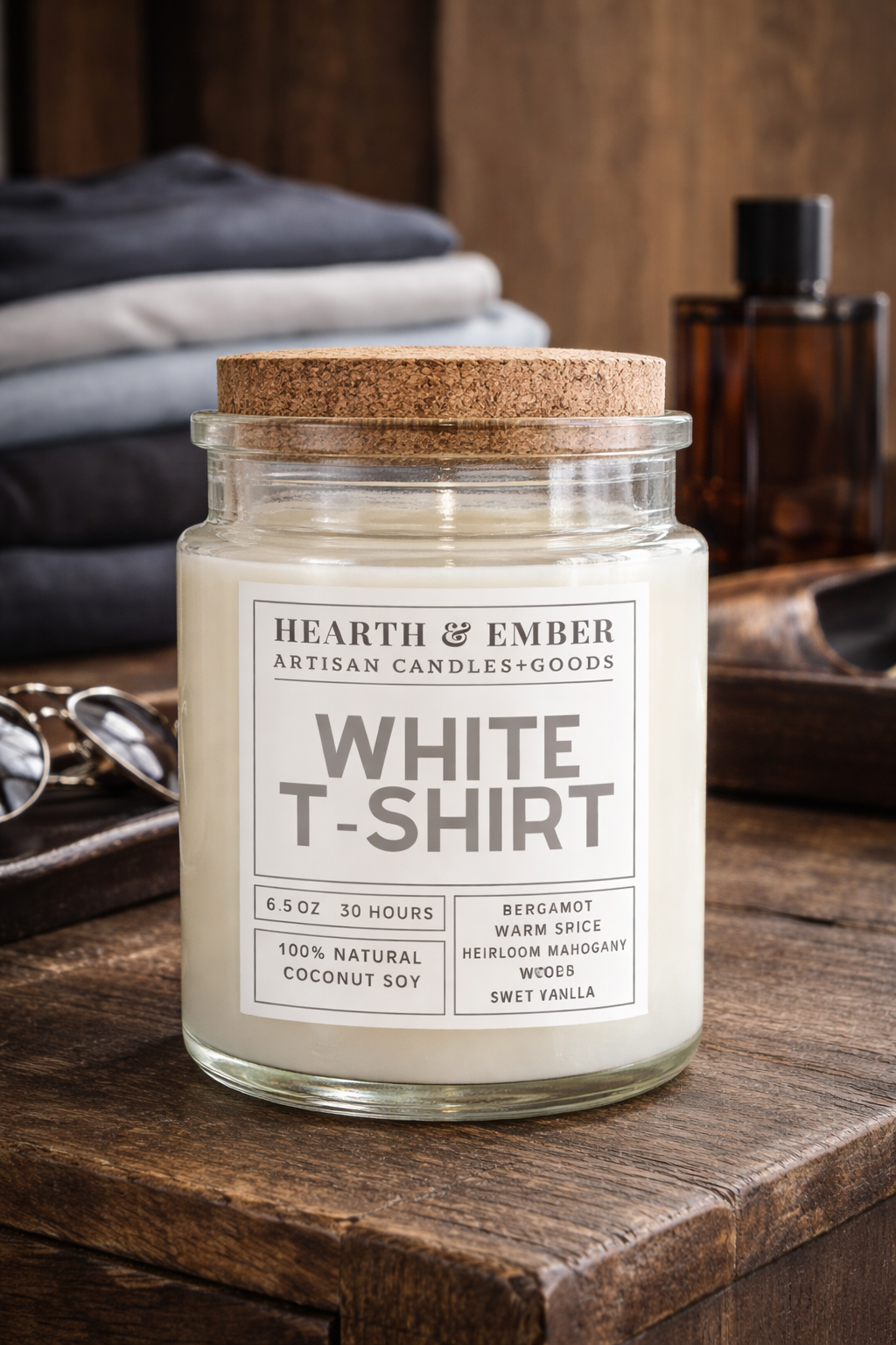 WHITE T-SHIRT| 6.5 oz