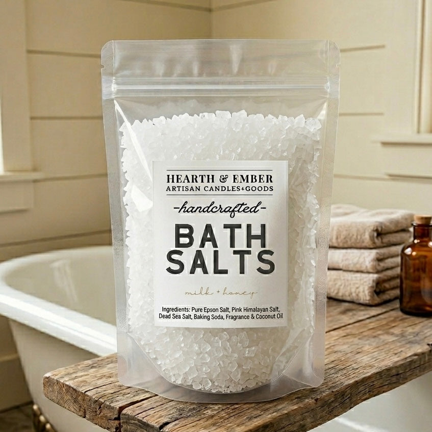 MILK+HONEY| All Natural Bath Salts 16oz