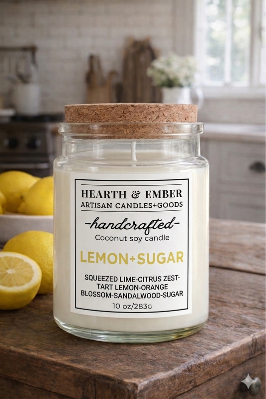 LEMON+SUGAR|6.5 oz Candle
