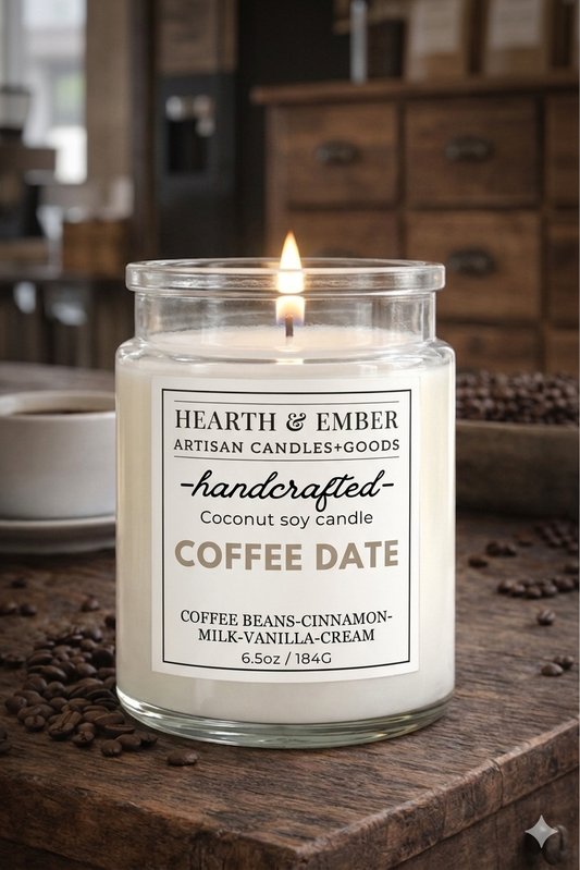 COFFEE DATE| 6.5 oz Candle