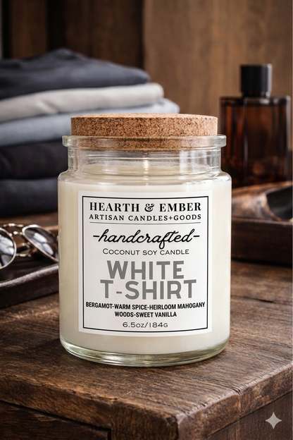 WHITE T-SHIRT| 6.5 oz
